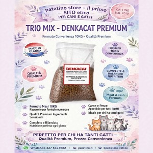 Denkacat Denkycat Crocchette Trio Mix 15 KG