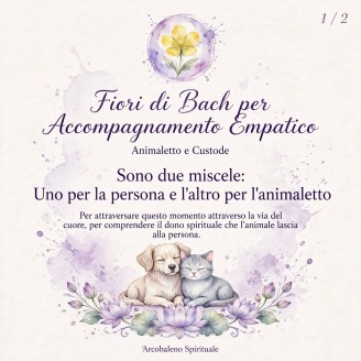 2° Miscela: La Luce Interiore - 2 flaconi: UOMO-ANIMALE