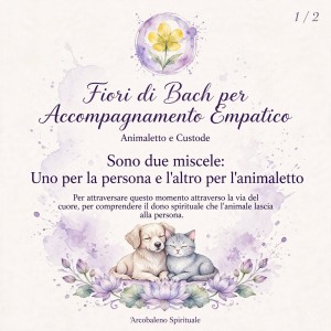 3° Miscela: La Via del Cuore - 2 flaconi: UOMO-ANIMALE