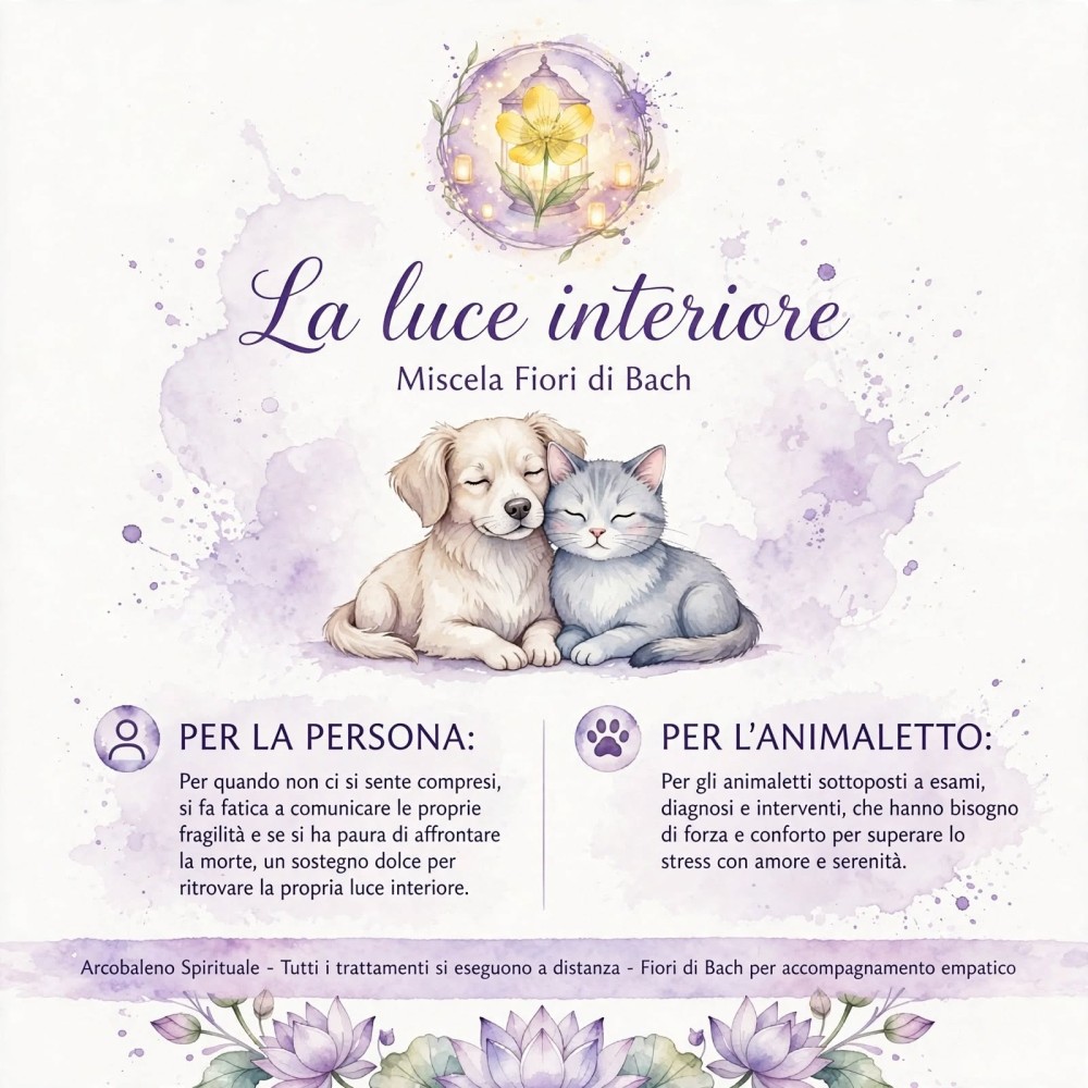 2° Miscela: La Luce Interiore - 1 flacone ANIMALE