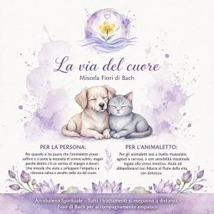 3° Miscela: La Via del Cuore - 1 flacone ANIMALE