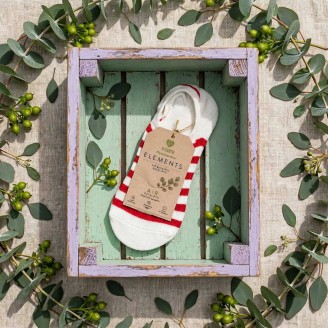 H-earth Eco fantasmino in Eucalipto base Bianco Rosso