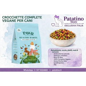 Pawr Crocchette 2.5kg Vegan- Hypoallergic & Gluten Free