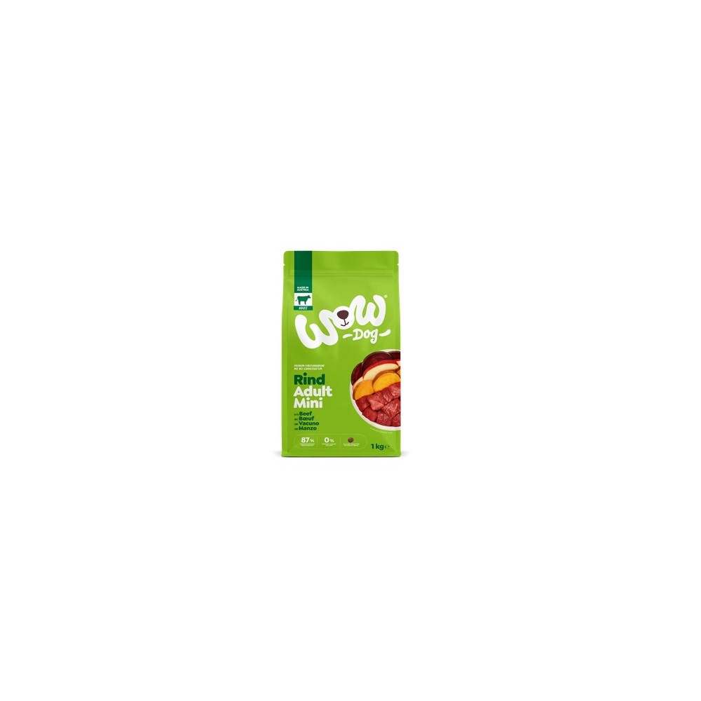 Wow 1 kg al manzo Mini Grain Free