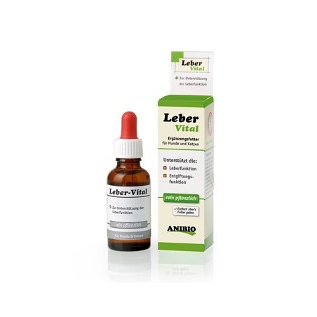 Anibio Leber-Vital Disintossicante Fegato per cane e gatto 30 ml
