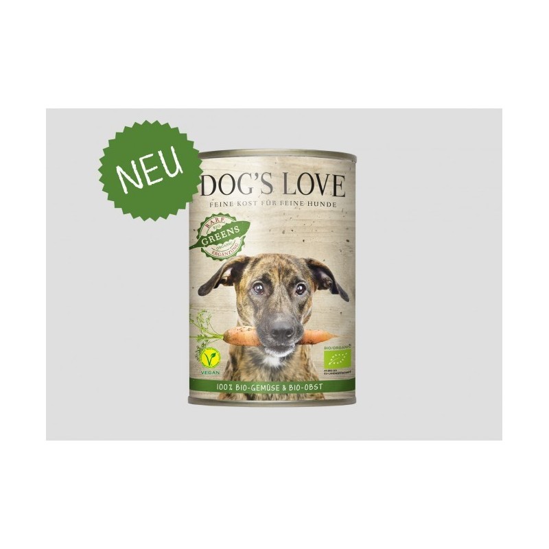 Dog's Love Umido Vegetale per cani 400 gr