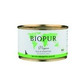 Biopur umido Biologico e Vegan per cani e gatti (complementare): Riso Carote 400 gr