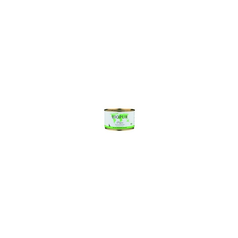 Biopur umido Biologico e Vegan per cani e gatti (complementare): Riso Carote 400 gr