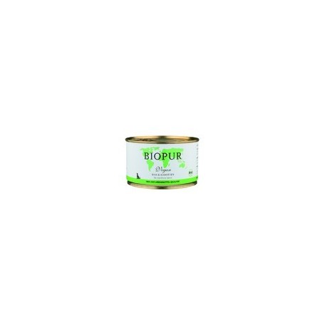 Biopur umido Biologico e Vegan per cani e gatti (complementare): Riso Carote 400 gr