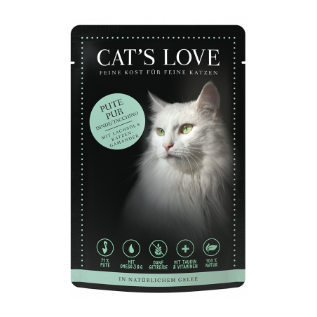 cat's love umido tacchino per gatto