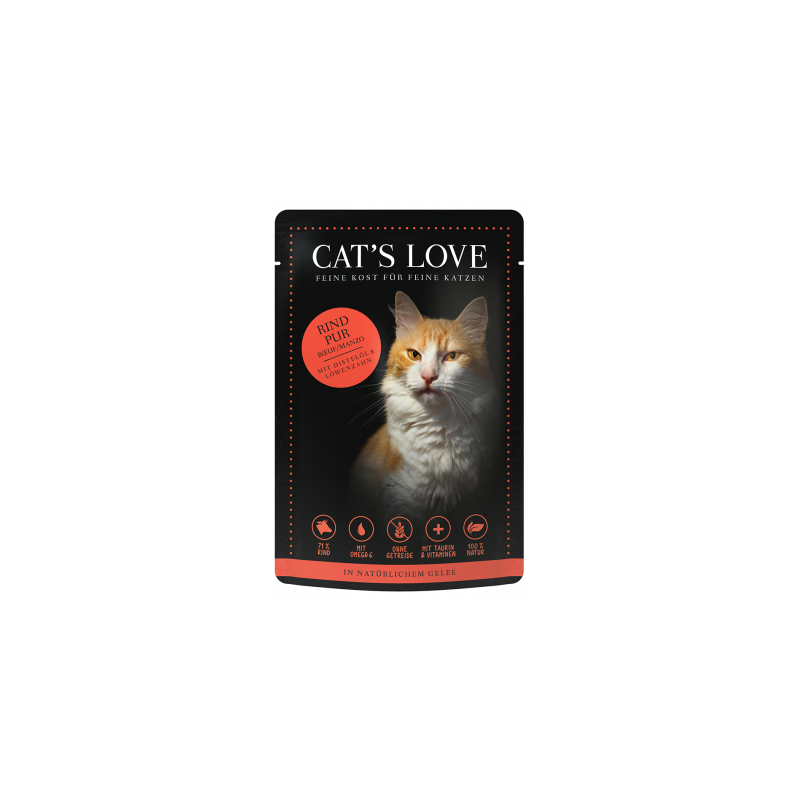 cat's love umido manzo per gatti