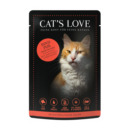cat's love umido manzo per gatti