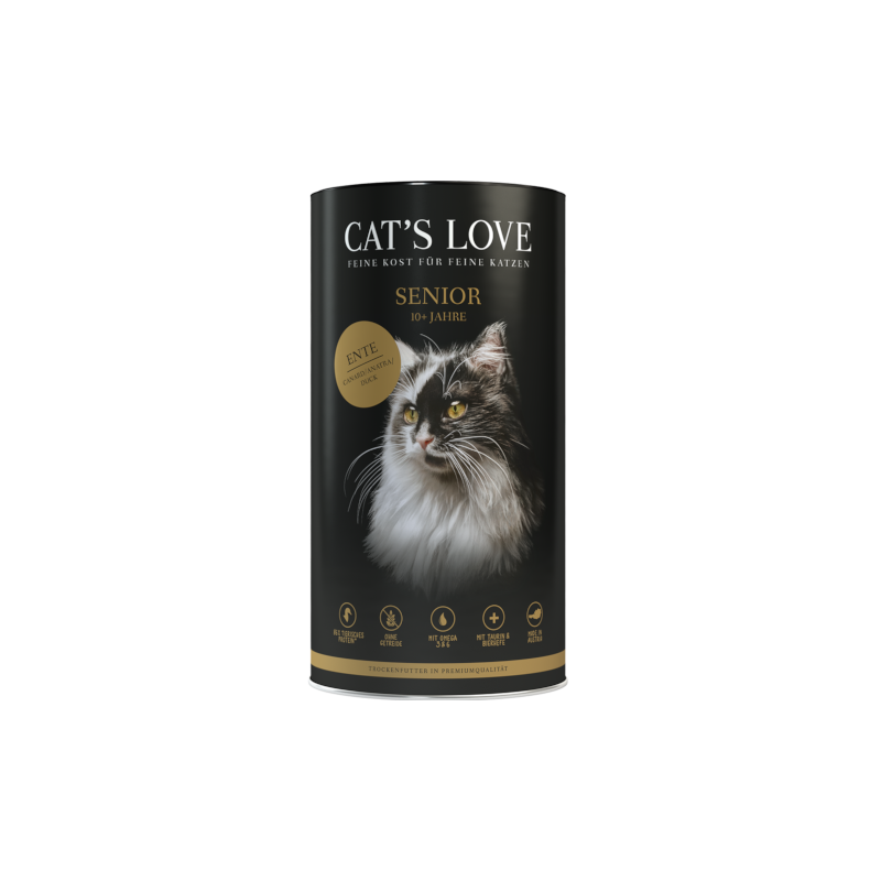 cat's love crocchette senior cat gatto