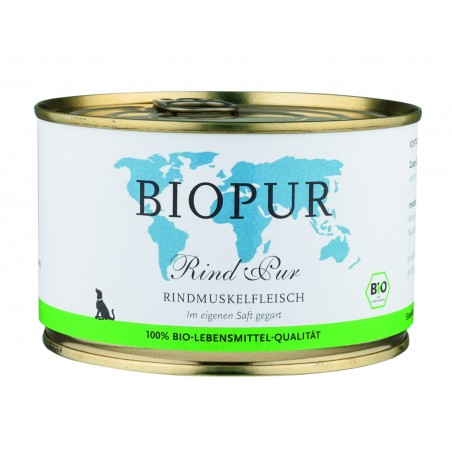 biopur umido biologico manzo riso carote cane
