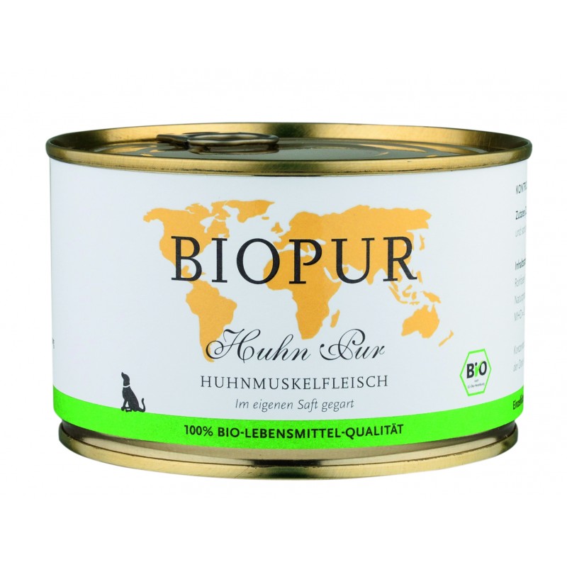 biopur cibo biologico pollo per cani