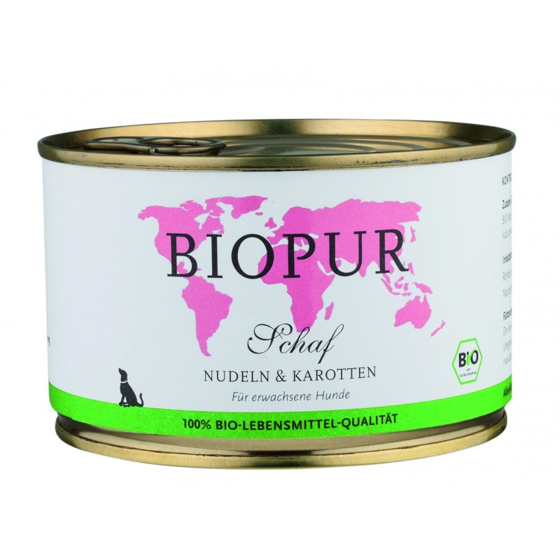 BIOPUR BIO Adults, Sheep, Rice and Carrots 400 gr