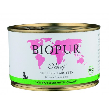 BIOPUR BIO Adults, Sheep, Rice and Carrots 400 gr
