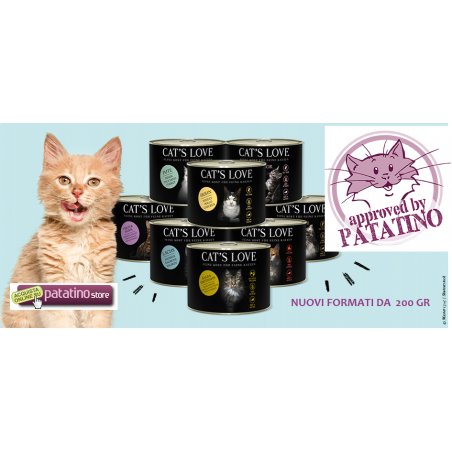 Cat's Love 200gr Pesce di Acqua Dolce Gluten Free Adulti - Sterilizzati