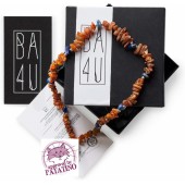 COLLARE IN AMBRA BALTICA GREZZA PER CANE GATTO