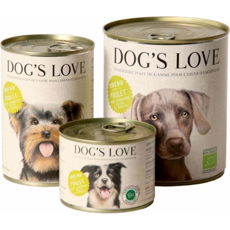 Dog's Love 800gr Bio Pollo grano saraceno sedano Gluten Free