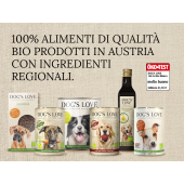 Dog's Love 800gr Manzo riso mela zucchina Biologico Gluten Free per cani