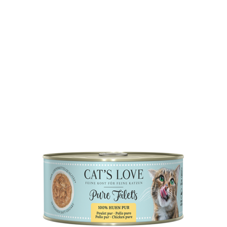 Cat's Love 100gr Puro Filetti al Pollo  naturale Grain Free