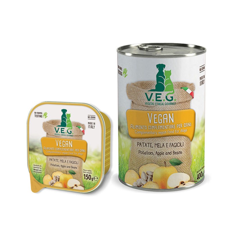 V.E.G. Vegetal Ethical Gourme Umido Patate Mela Fagioli 400 gr