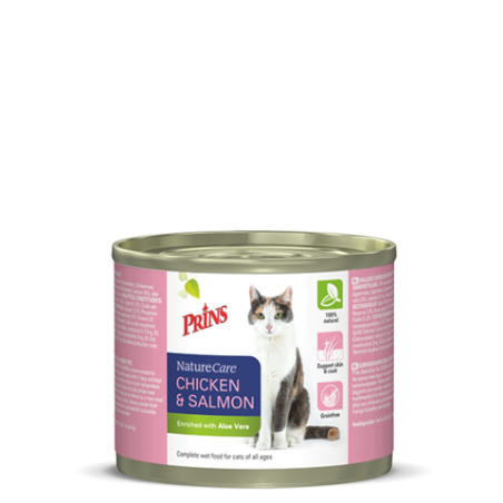 copy of Prins NatureCare cat Chicken & Salmon 200 gr