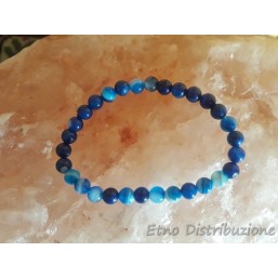 Bracciale Agata Blu Striata