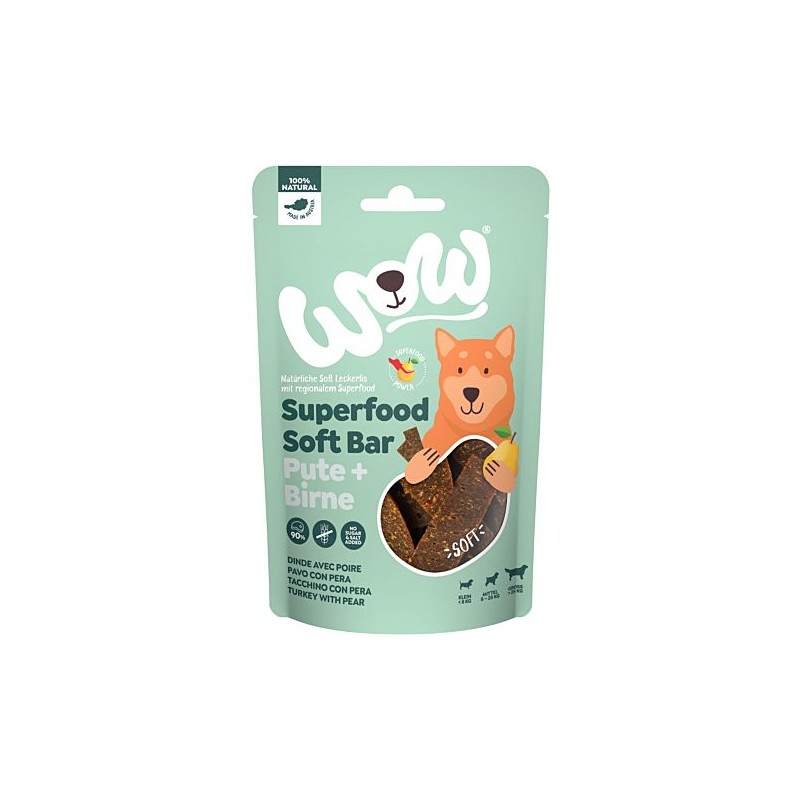 Wow Premietti Soft Bar per cani 150 gr
