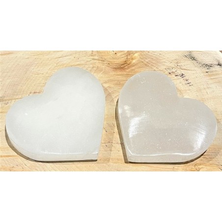 CUORE PIATTO IN SELENITE