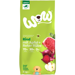 wow crocchette al manzo per cani grain free