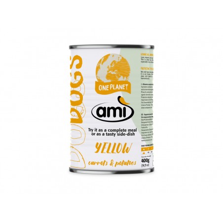 Amì Dog Yellow Umido Vegetale per cani  400 gr **SOIA FREE**