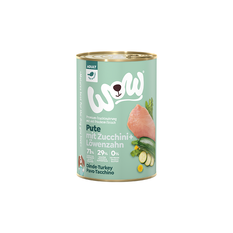 wow umido tacchino 400 gr