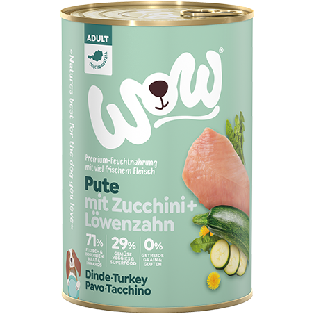 wow umido tacchino 400 gr