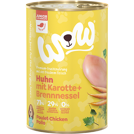 copy of Wow Adult Turkey with courgette150 gr