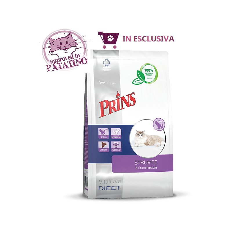 Prins Crocchette 5 KG Struvite & Ossalato di Calcio per gatti
