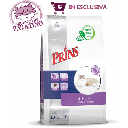 Prins Crocchette 5 KG Struvite & Ossalato di Calcio per gatti