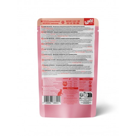 Wow al Manzo in salsa 85 gr Grain FreeAdulti - Sterilizzati
