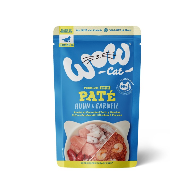 Wow 125gr Pollo e Gamberi Kitten Cuccioli Grain Free