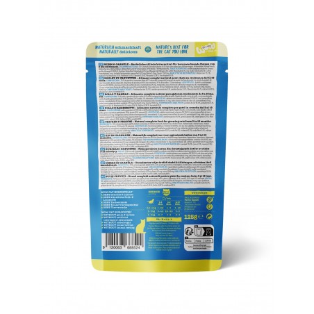 Wow 125gr Pollo e Gamberi Kitten Cuccioli Grain Free