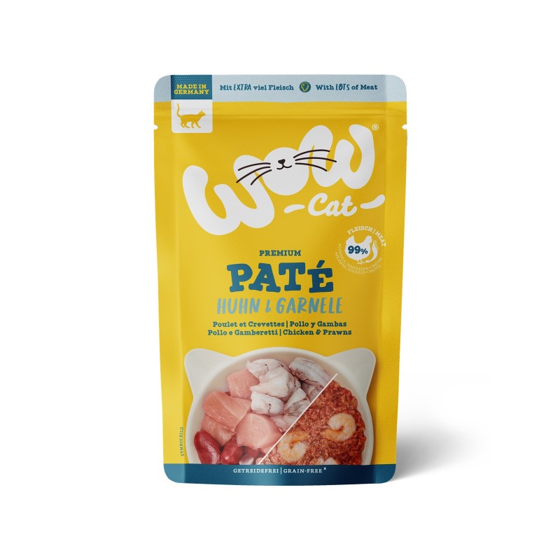 Wow al Pollo con gamberi patè 125 gr Grain Free Adulti - Sterilizzati