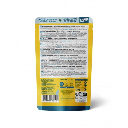 Wow al Pollo con gamberi patè 125 gr Grain Free Adulti - Sterilizzati