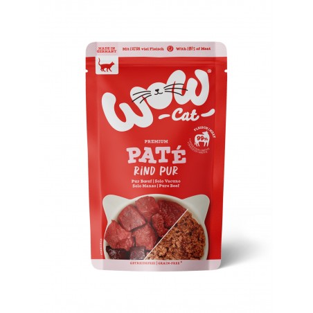 Wow al Manzo puro patè 125 gr Grain Free Adulti - Sterilizzati