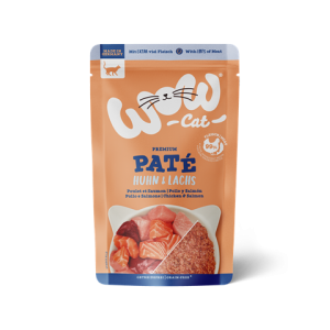 Wow al Pollo con Salmone patè 125 gr Grain Free Adulti - Sterilizzati