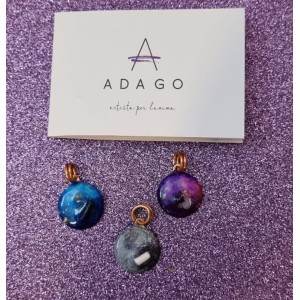 Adago Ciondolo  Piccolo Pianeti con Collana