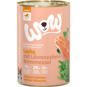 Wow umido  400 gr al Salmone per cane Grain Free