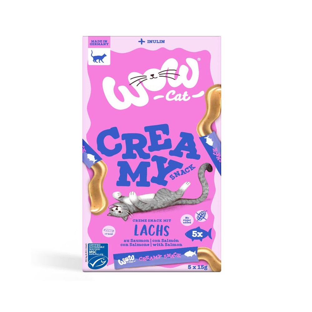 Wow snack creamy con salmone grain free