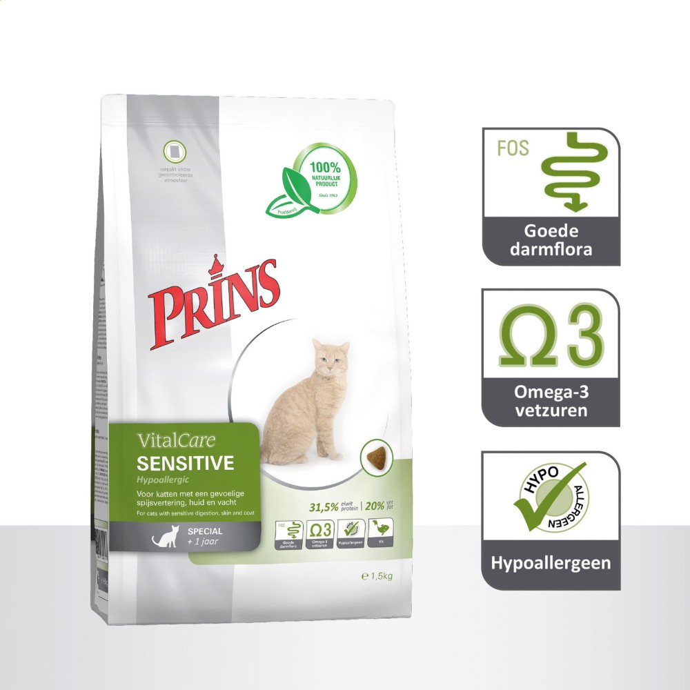 Prins crocchette 4 kg Idrolizzate Sensitive Hypoallergenic  gatti