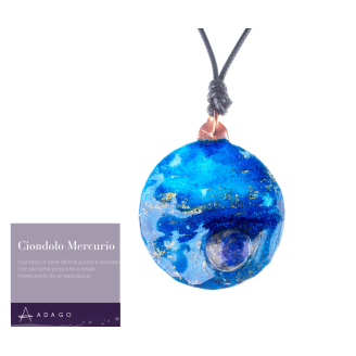Adago Ciondolo  Piccolo Pianeti con Collana